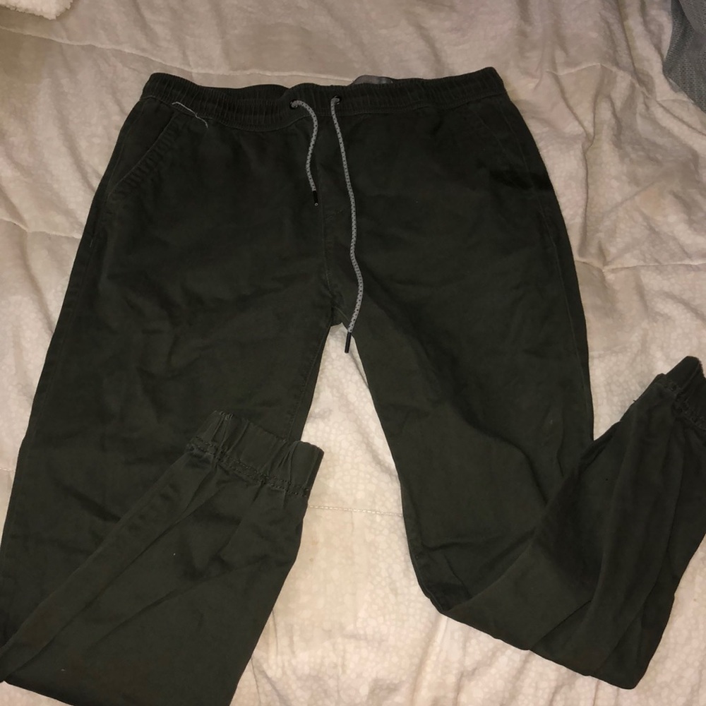 Aeropostale Mens Green Joggers